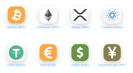 口座タイプを選択したら「通貨種類」の画面に移行します。